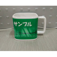 Caneca quadrada da sublimação